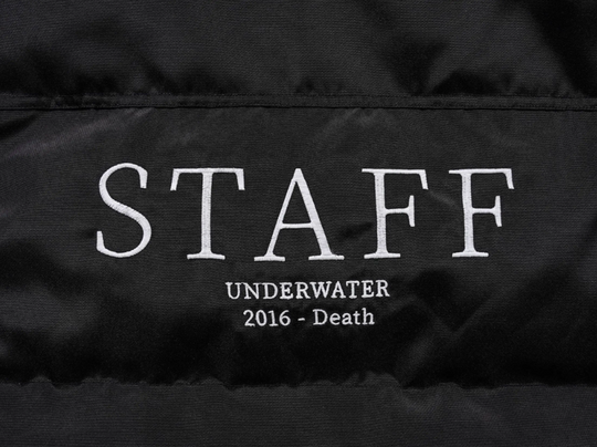 UNDERWATER STAFF Embroidered Down Jacket | Face 3 Face