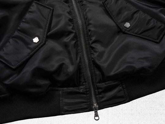 UNDERWATER Red Bandage Deconstructed Dirty Dyed MA-1 Bomber Jacket | Face 3 Face