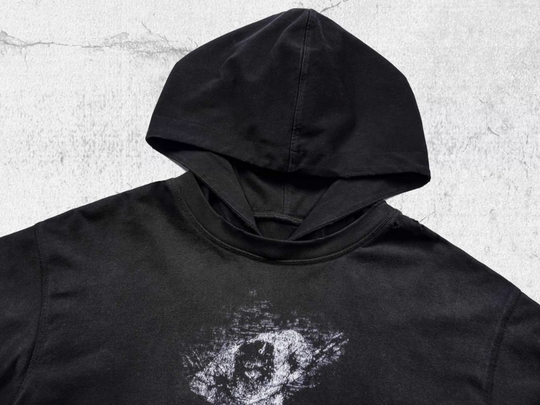 UNDERWATER Destruction Fake Layered Prisoner Print Hoodie | Face 3 Face
