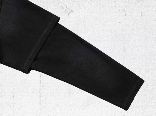 UNDERWATER Destruction Fake Layered Prisoner Print Hoodie | Face 3 Face