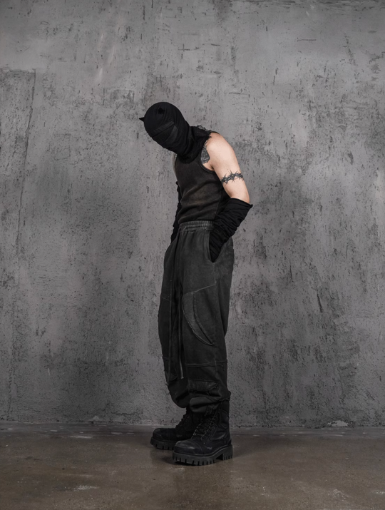 UNDERWATER Dirty Wash Deconstructed Drawstring Sweatpants | Face 3 Face