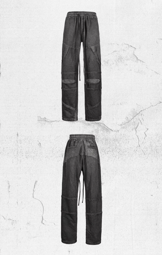 UNDERWATER Dirty Wash Deconstructed Drawstring Sweatpants | Face 3 Face