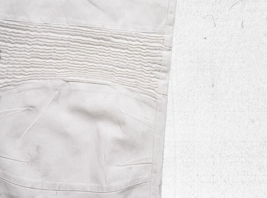 UNDERWATER White Waxed Biker Wide Leg Bootcut Jeans | Face 3 Face