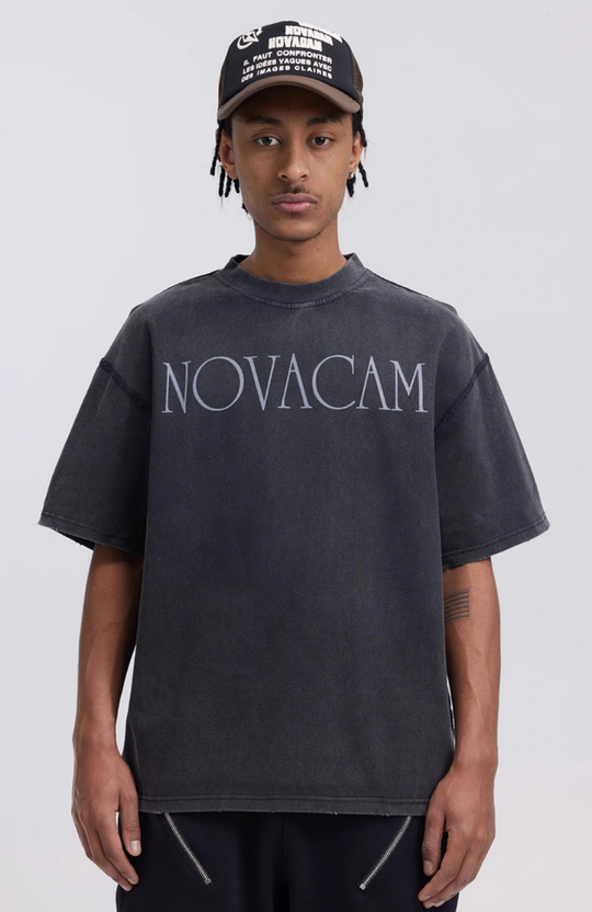NOVACAM Simple Logo Ground Edge Backstitch Tee | Face 3 Face
