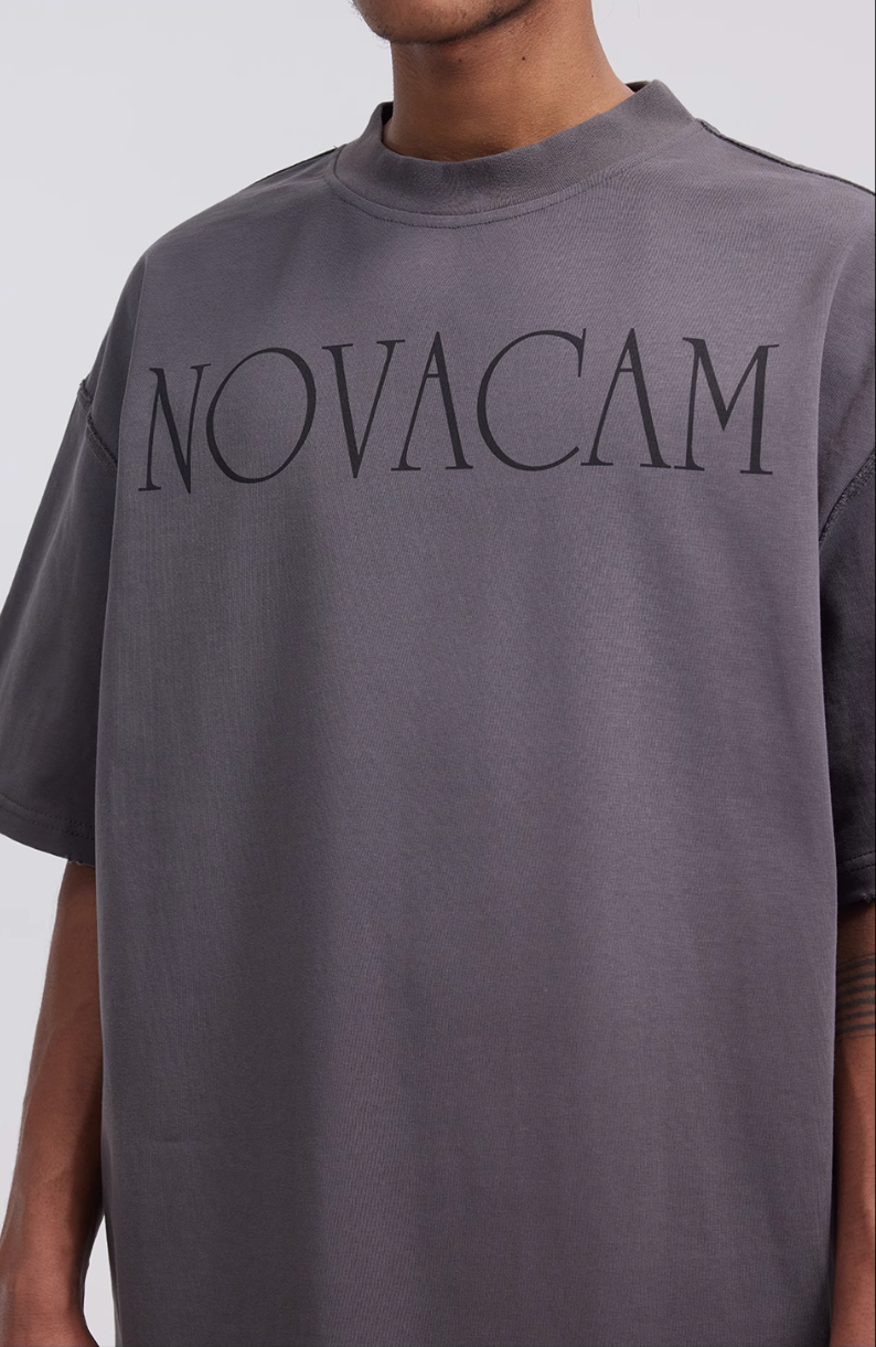NOVACAM Simple Logo Ground Edge Backstitch Tee | Face 3 Face