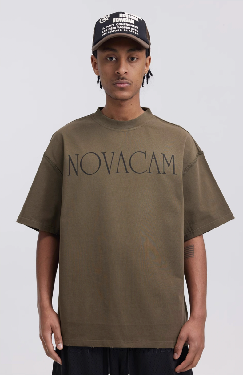 NOVACAM Simple Logo Ground Edge Backstitch Tee | Face 3 Face