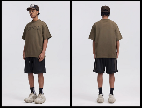 NOVACAM Simple Logo Ground Edge Backstitch Tee | Face 3 Face