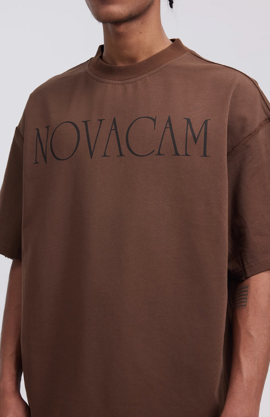 NOVACAM Simple Logo Ground Edge Backstitch Tee | Face 3 Face