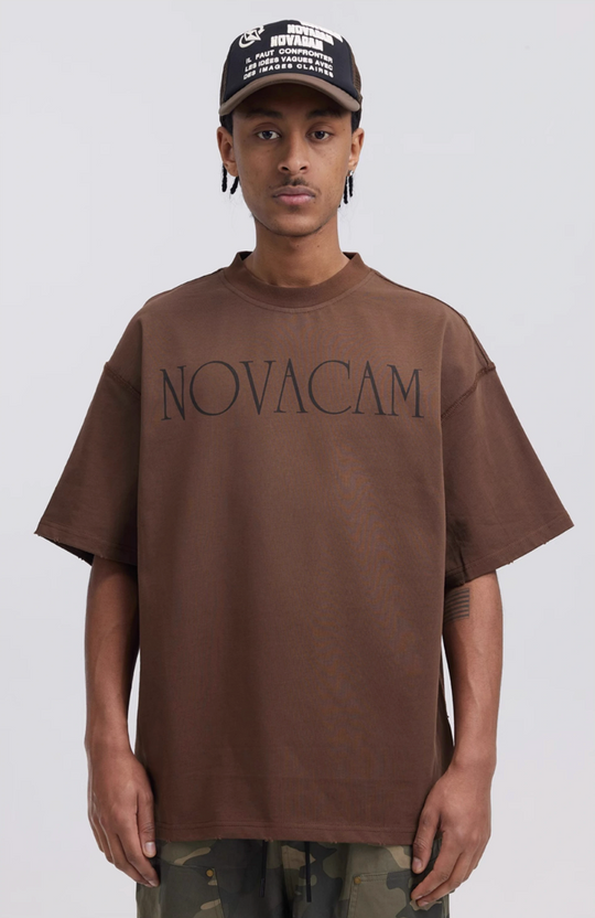NOVACAM Simple Logo Ground Edge Backstitch Tee | Face 3 Face