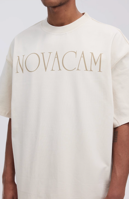 NOVACAM Simple Logo Ground Edge Backstitch Tee | Face 3 Face