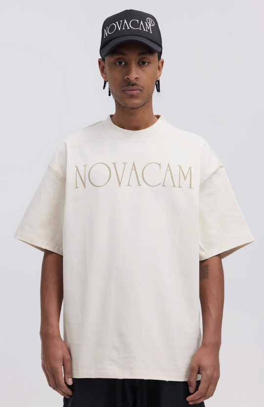 NOVACAM Simple Logo Ground Edge Backstitch Tee | Face 3 Face