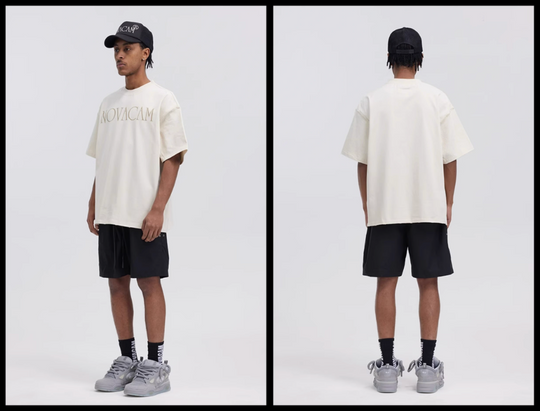 NOVACAM Simple Logo Ground Edge Backstitch Tee | Face 3 Face