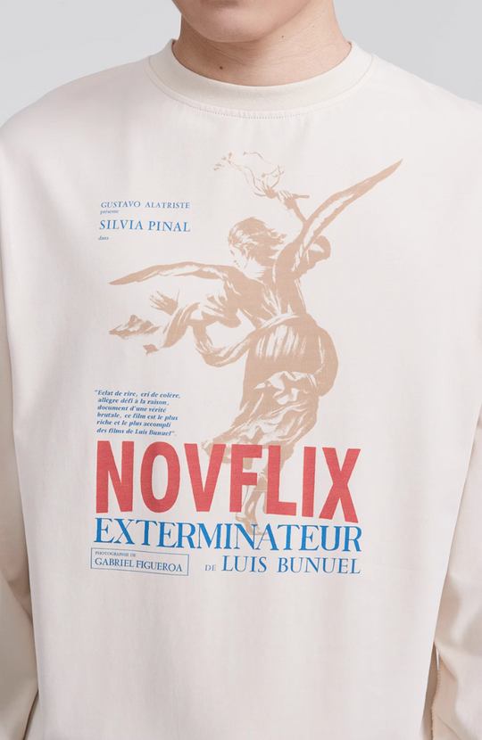 NOVACAM Archangel Vintage Washed Backstitch Long Sleeve Tee | Face 3 Face