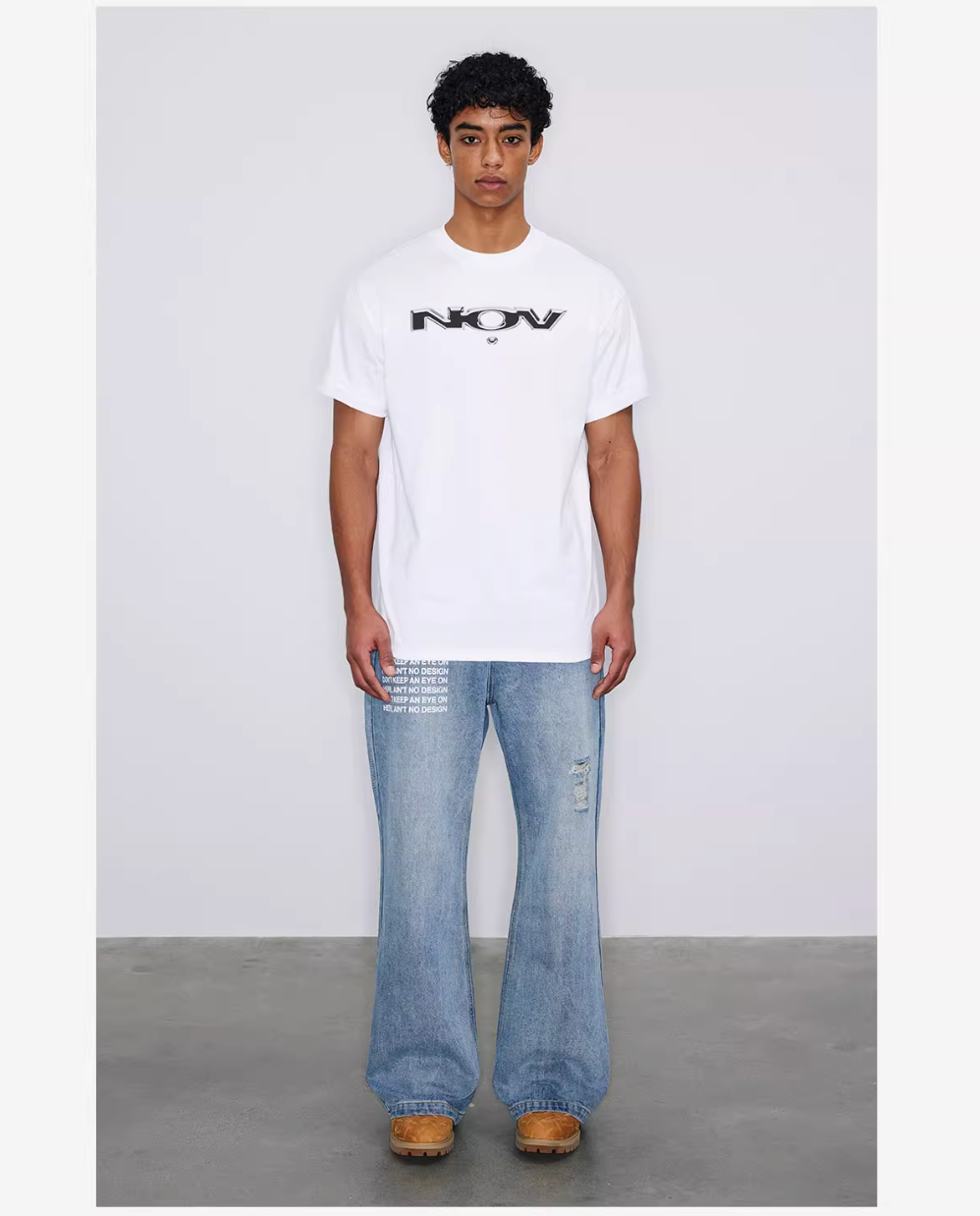 NOVACAM NOV Logo Print Basic Tee | Face 3 Face