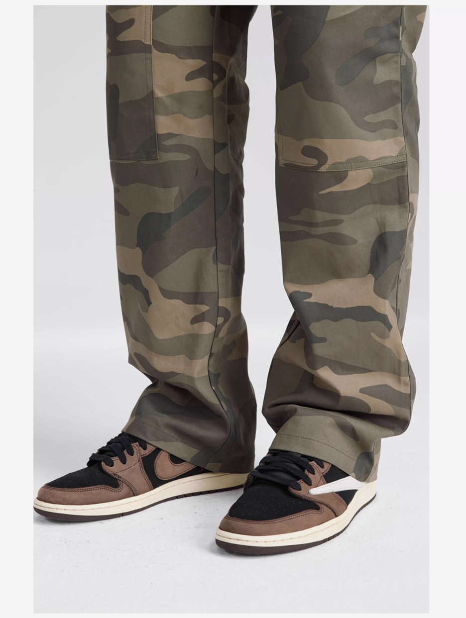NOVACAM Camouflage Studded Double Knee Functional Pants | Face 3 Face