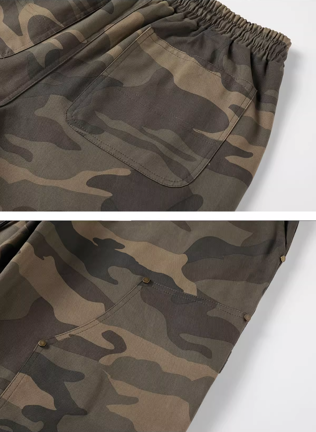 NOVACAM Camouflage Studded Double Knee Functional Pants | Face 3 Face