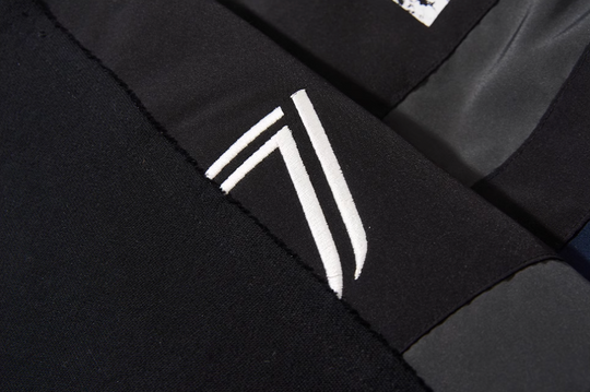 BLIND NO PLAN Colorblocked Embroidered Hooded Track Jacket | Face 3 Face