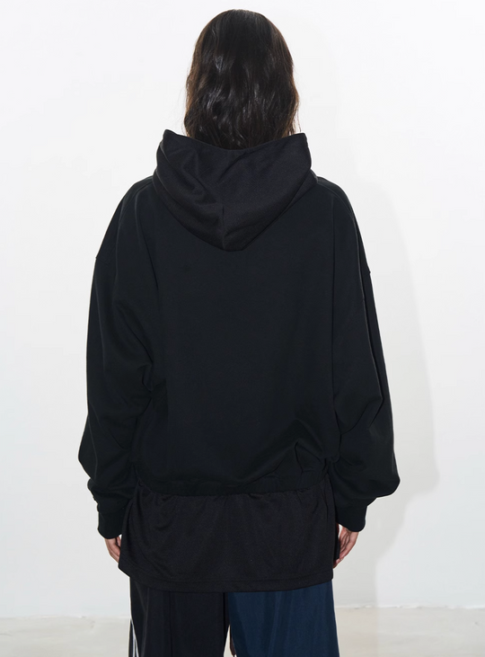 BLIND NO PLAN Layered Design Printed Hoodie | Face 3 Face