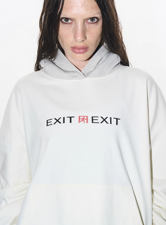 BLIND NO PLAN Layered Design Printed Hoodie | Face 3 Face