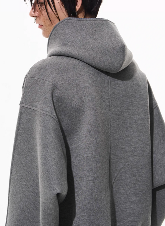 BLIND NO PLAN 3D Reconstructed Inverted Sleeves Zip-Up Hoodie | Face 3 Face
