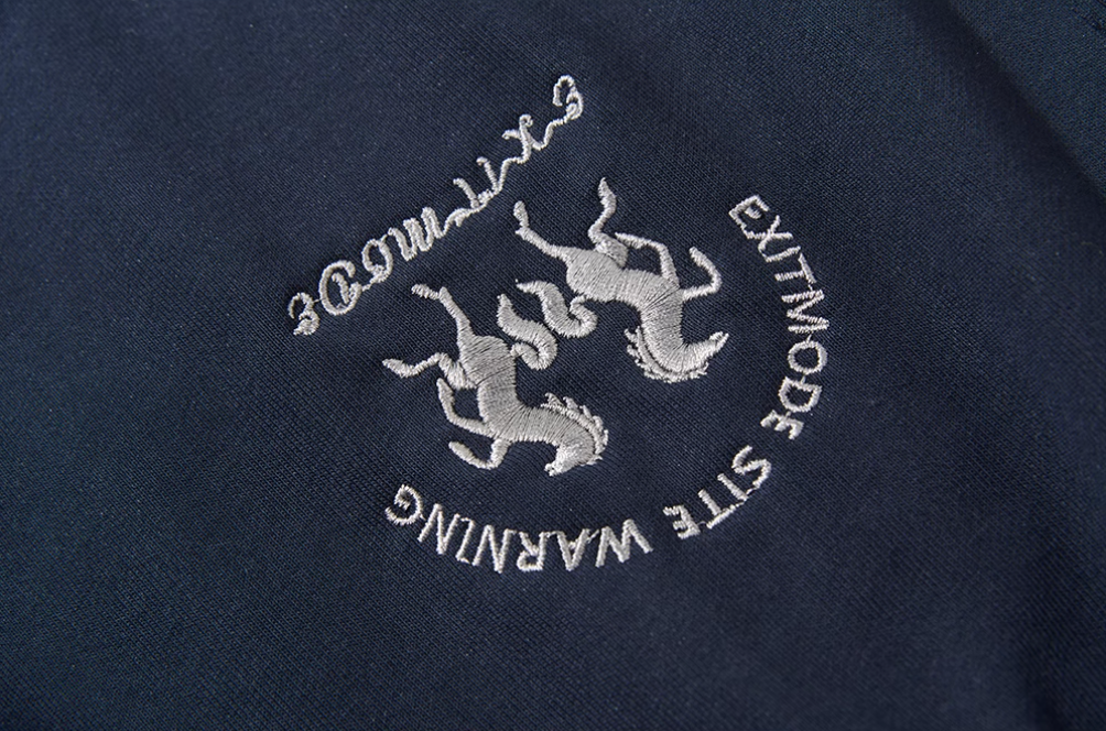 BLIND NO PLAN Multi-Layered Reconstructed Screen-Printed Hoodie | Face 3 Face