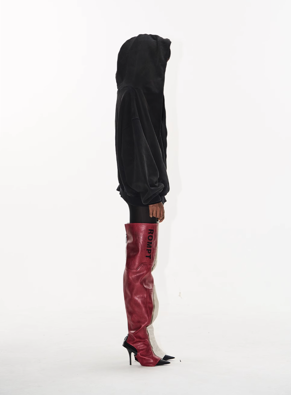 BLIND NO PLAN Cross Horse Mask Washed Print Zip-Up Hoodie | Face 3 Face