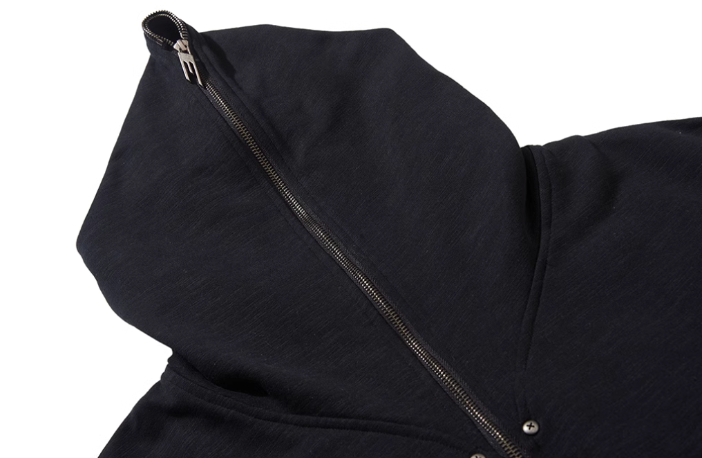 BLIND NO PLAN Logo Studded Embellished Zip-Up Hoodie | Face 3 Face