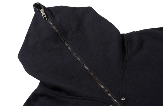 BLIND NO PLAN Logo Studded Embellished Zip-Up Hoodie | Face 3 Face