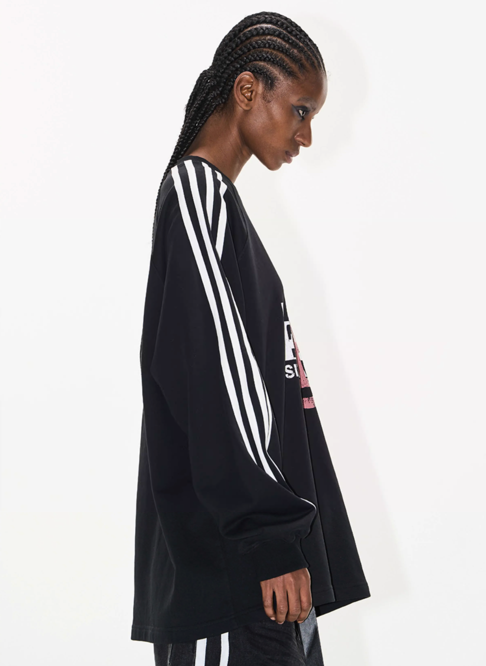 BLIND NO PLAN Sports Contrast Stitching Print Sweatshirt | Face 3 Face