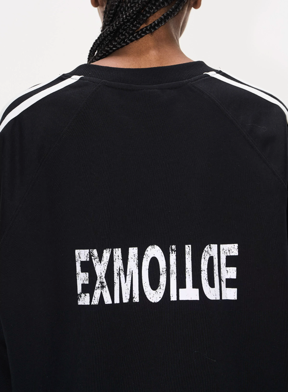 BLIND NO PLAN Sports Contrast Stitching Print Sweatshirt | Face 3 Face