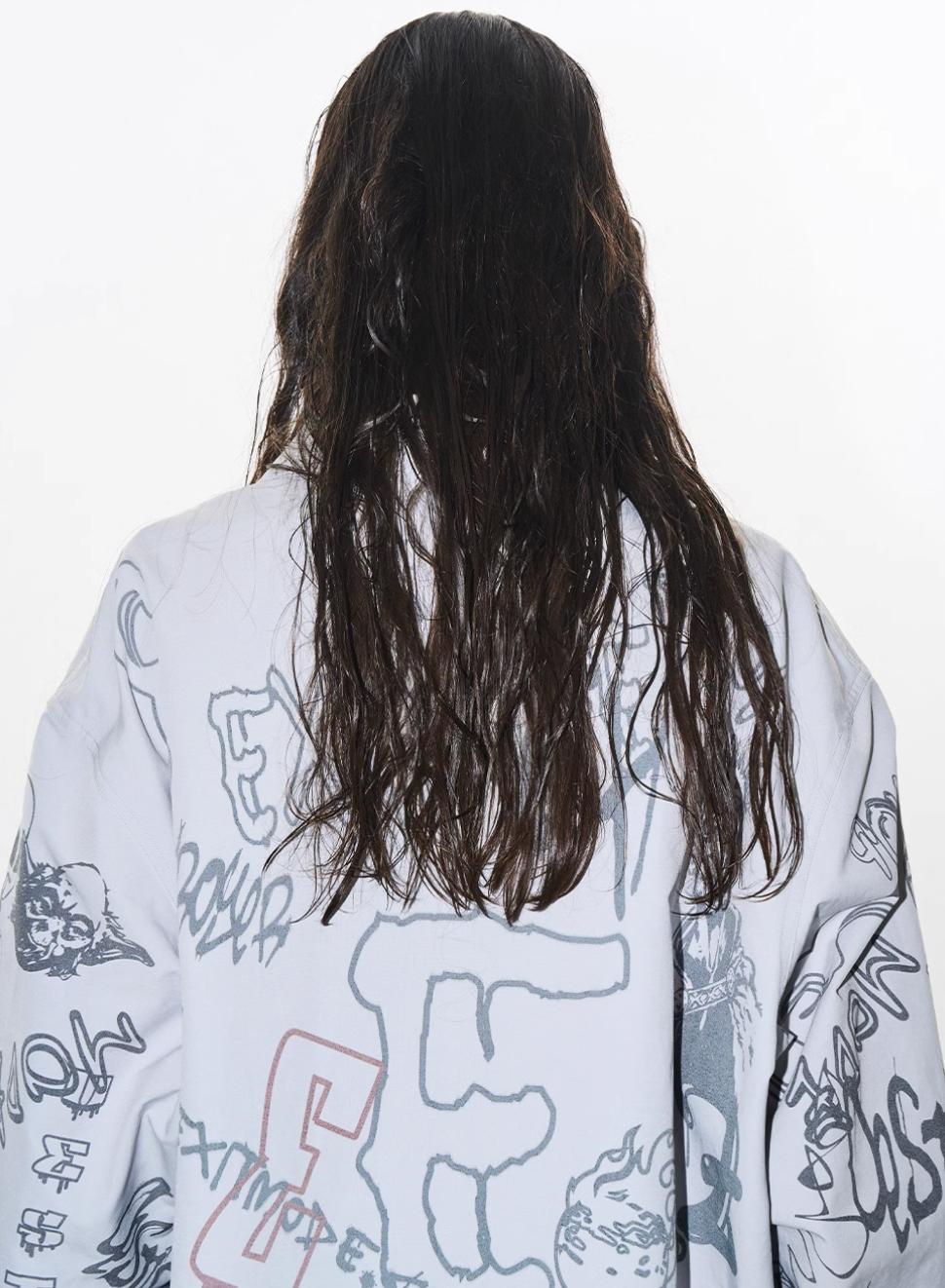 BLIND NO PLAN Graffiti Digital Print Long Sleeve Shirt | Face 3 Face