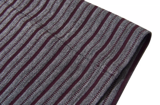 BLIND NO PLAN Striped Raw-Edge Patch Polo | Face 3 Face