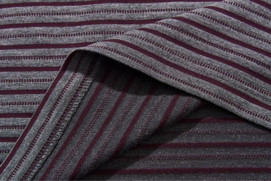 BLIND NO PLAN Striped Raw-Edge Patch Polo | Face 3 Face