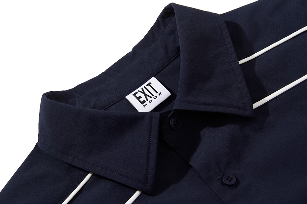 BLIND NO PLAN EXITMODE Colorblocked Sports Shirt | Face 3 Face