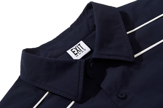 BLIND NO PLAN EXITMODE Colorblocked Sports Shirt | Face 3 Face