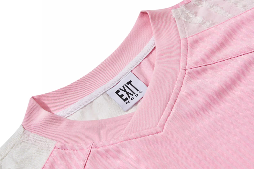 BLIND NO PLAN Colorblocked sports Jersey Tee | Face 3 Face