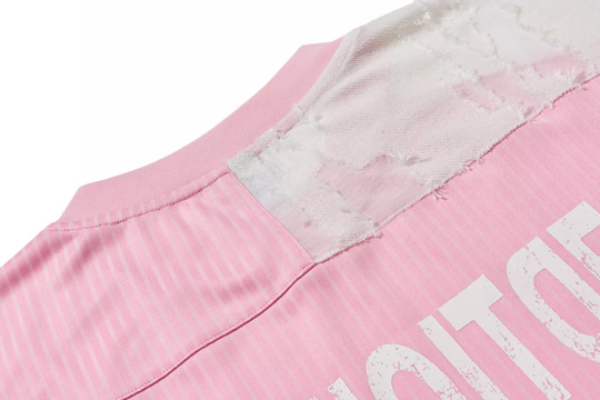 BLIND NO PLAN Colorblocked sports Jersey Tee | Face 3 Face