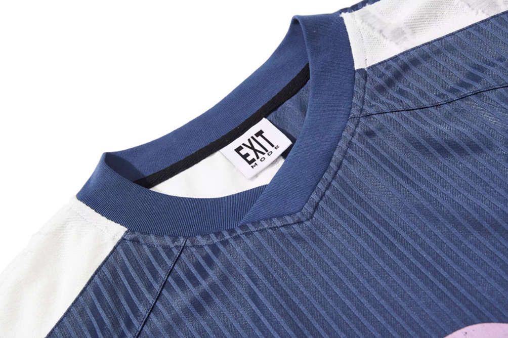 BLIND NO PLAN Colorblocked sports Jersey Tee | Face 3 Face