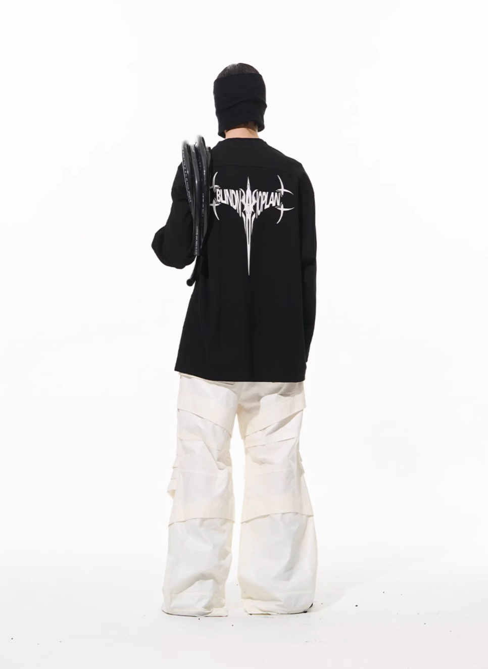 BLIND NO PLAN 3D Glue Technology Printed Long Sleeve Tee | Face 3 Face