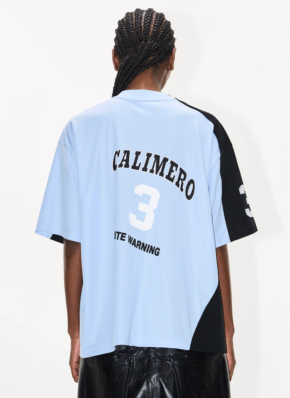 BLIND NO PLAN Colorblocked Reworked Sports Tee (Loose & Slim Fit Options) | Face 3 Face