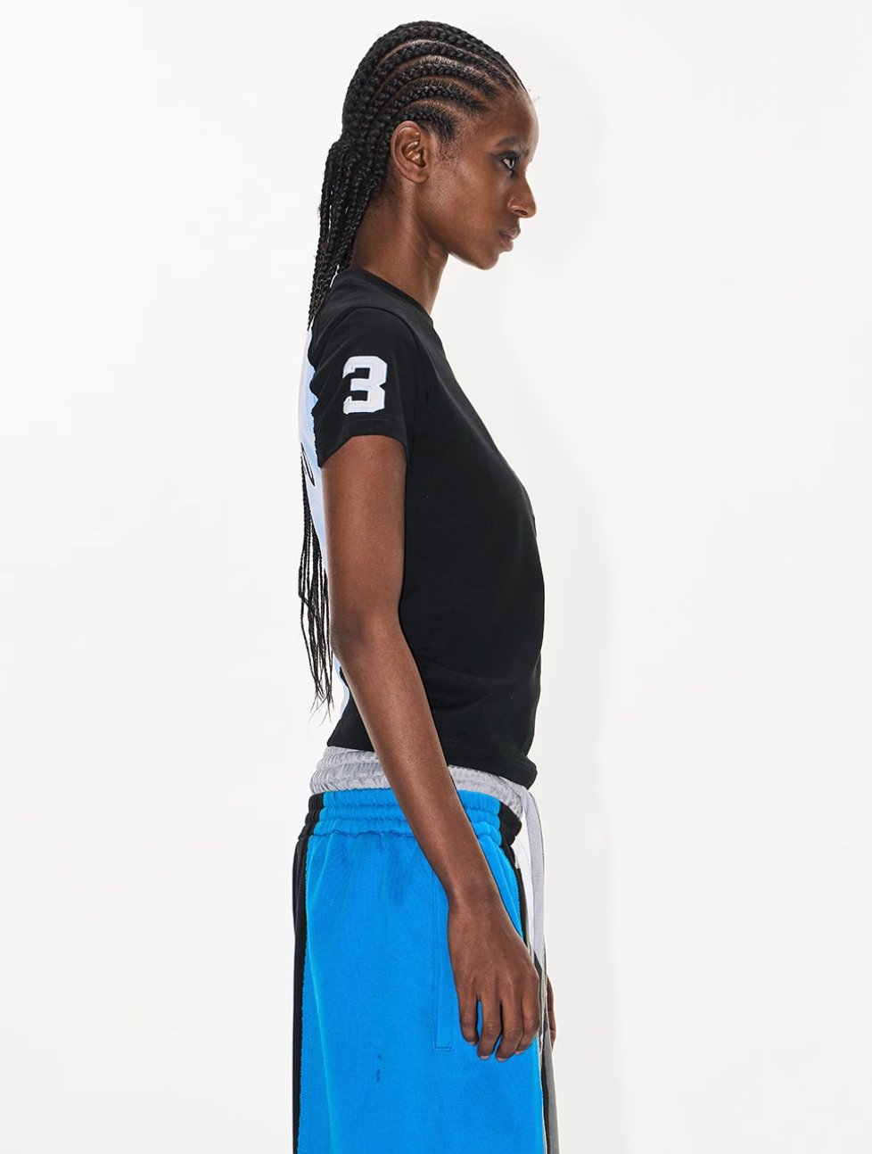 BLIND NO PLAN Colorblocked Reworked Sports Tee (Loose & Slim Fit Options) | Face 3 Face