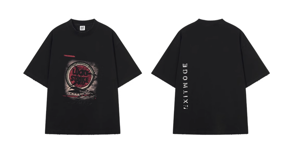 BLIND NO PLAN Washed Vintage Printed Tee | Face 3 Face
