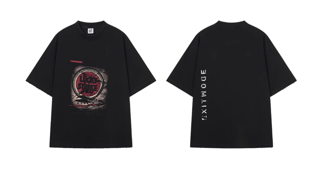 BLIND NO PLAN Washed Vintage Printed Tee | Face 3 Face