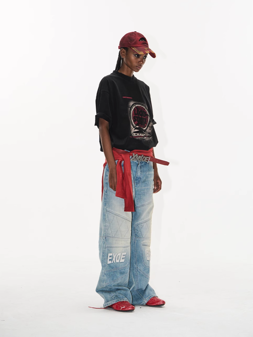 BLIND NO PLAN Washed Vintage Printed Tee | Face 3 Face