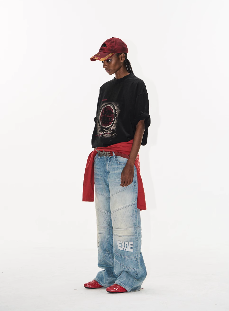 BLIND NO PLAN Washed Vintage Printed Tee | Face 3 Face