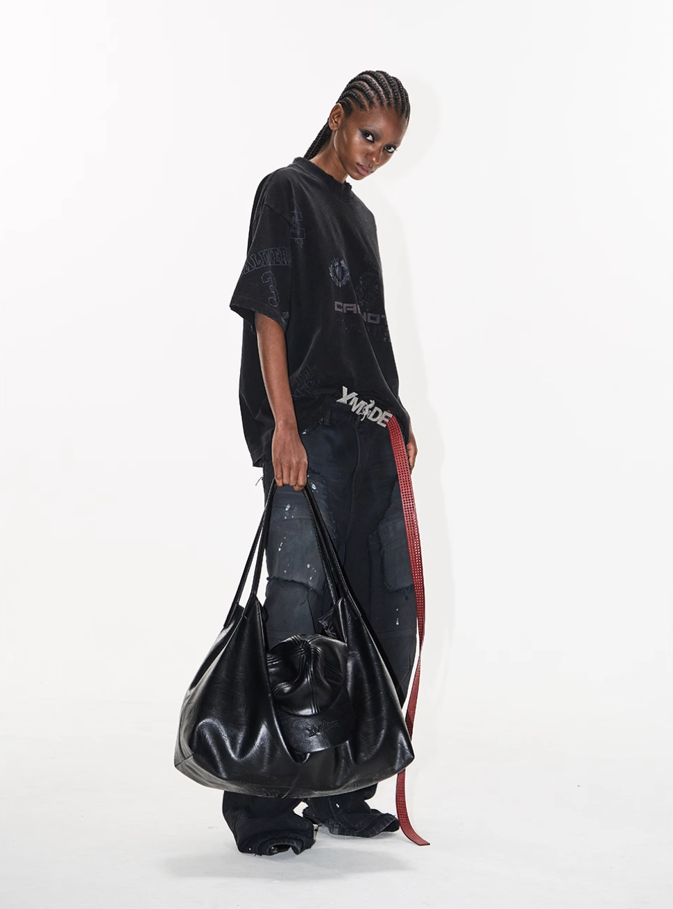 BLIND NO PLAN Washed Vintage Graffiti Multi-Print Tee | Face 3 Face