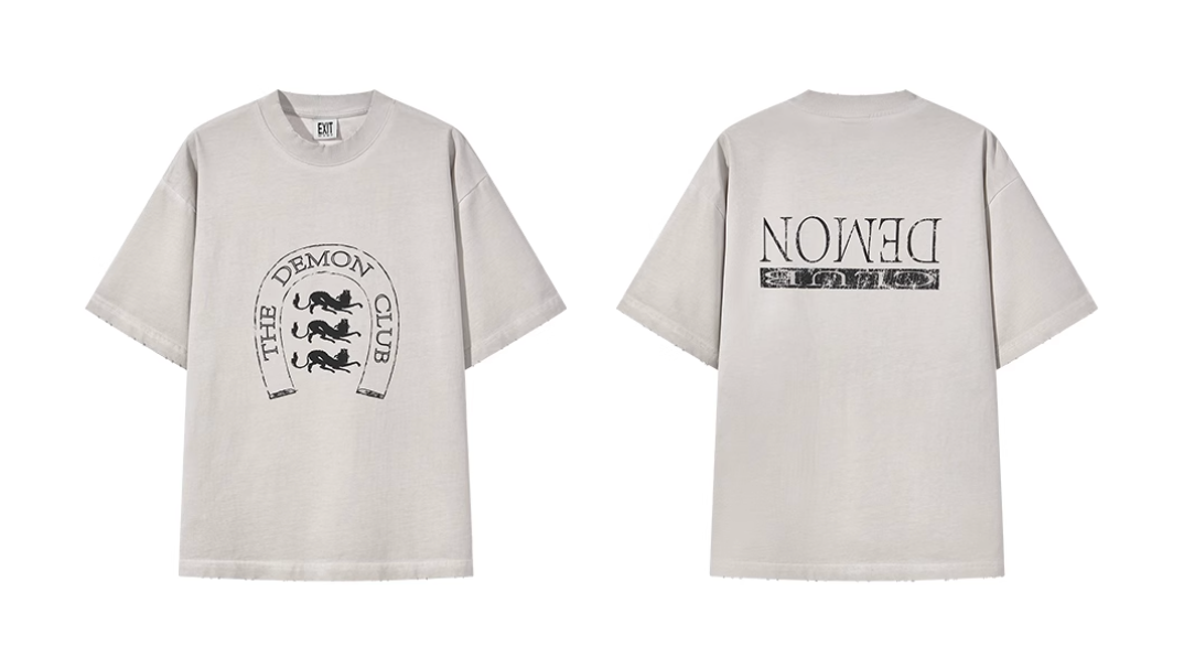 BLIND NO PLAN Washed and Aged Animal Print Tee | Face 3 Face