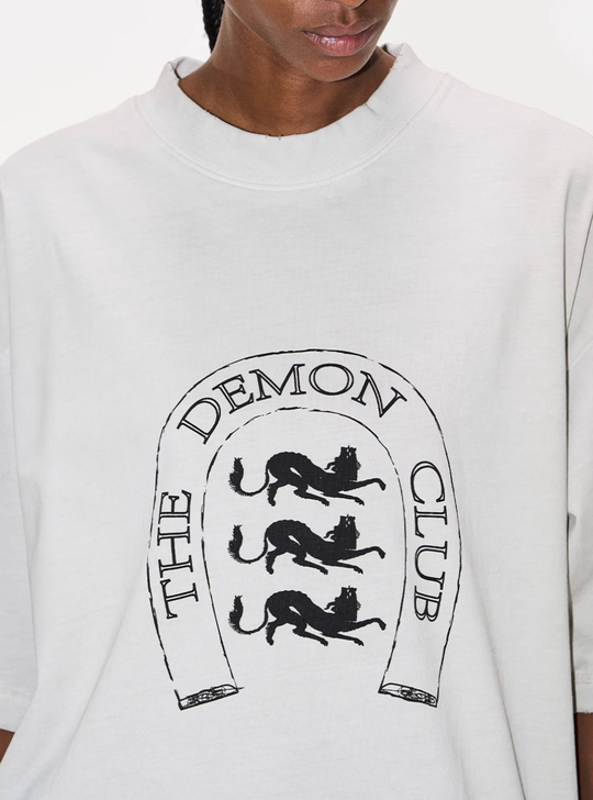 BLIND NO PLAN Washed and Aged Animal Print Tee | Face 3 Face