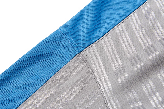 BLIND NO PLAN Colorblocked Double-layer Neckline Jersey Tee | Face 3 Face