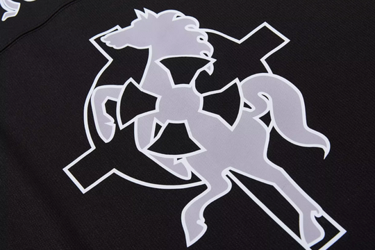 BLIND NO PLAN Cross Horse Print Hockey Jersey Tee | Face 3 Face